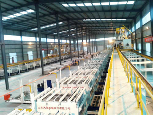 TYF-16B Construction Wall Panel Production Plant (Stationary Type, Calcium Silicate Board Compound Wall, GRC Glass Reinforced Concrete Panel)